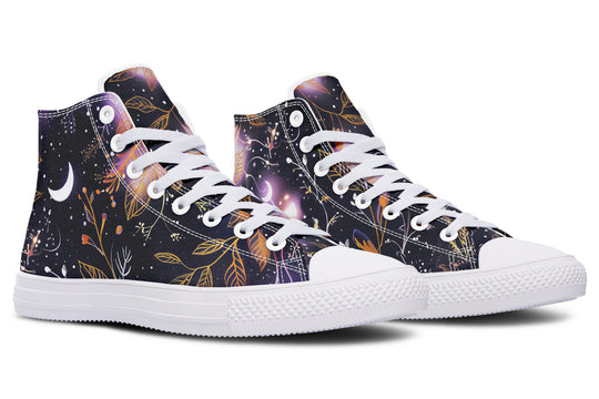Cosmic Petals High Tops