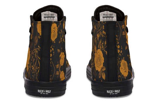 Golden Rose Romance High Tops