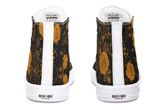 Golden Rose Romance High Tops