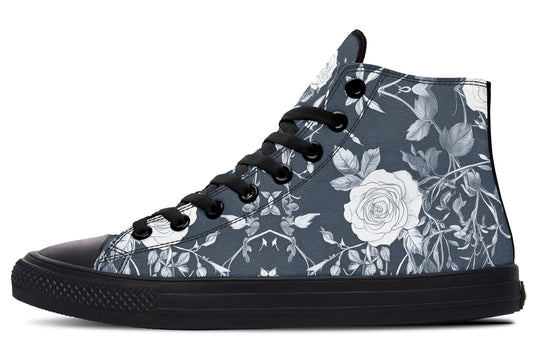 Steel Rose Romance High Tops
