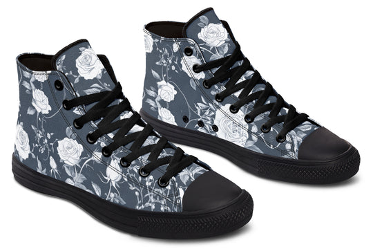 Steel Rose Romance High Tops