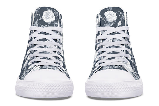 Steel Rose Romance High Tops