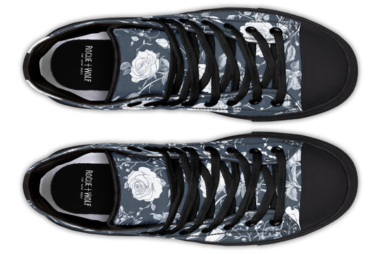 Steel Rose Romance High Tops