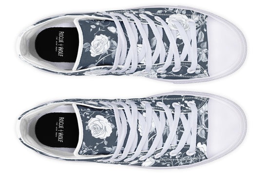 Steel Rose Romance High Tops