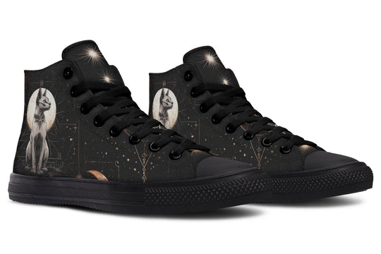 Lunar Sphynx Cat High Tops