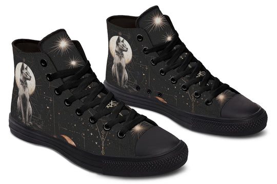 Lunar Sphynx Cat High Tops
