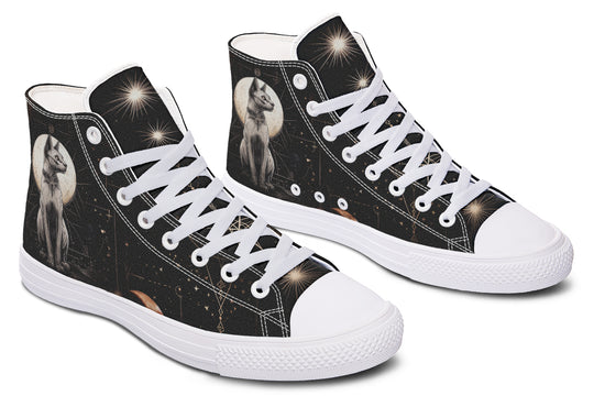 Lunar Sphynx Cat High Tops