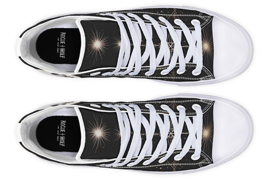 Lunar Sphynx Cat High Tops