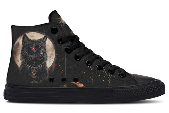 Midnight Cat High Tops