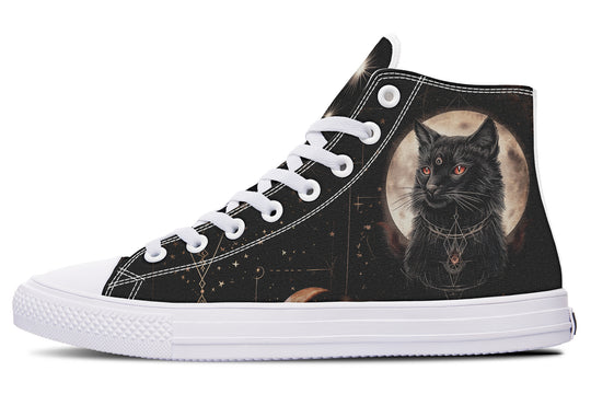Midnight Cat High Tops