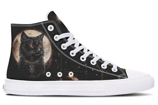 Midnight Cat High Tops