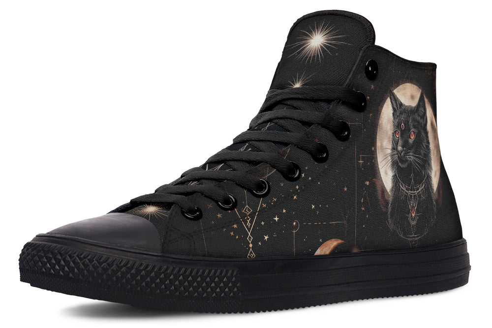 Midnight Cat High Tops