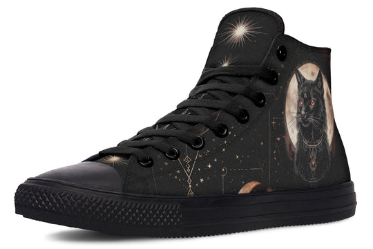 Midnight Cat High Tops