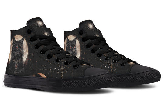 Midnight Cat High Tops