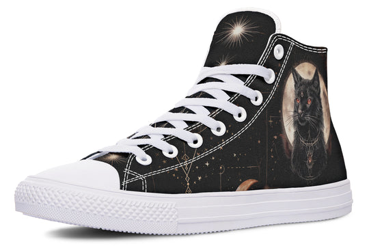 Midnight Cat High Tops