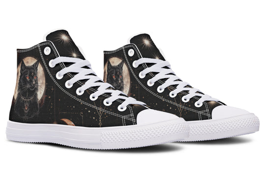 Midnight Cat High Tops