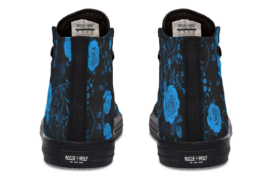 Midnight Rose Romance High Tops