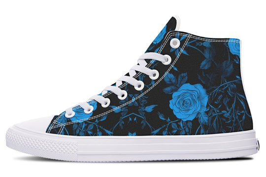 Midnight Rose Romance High Tops