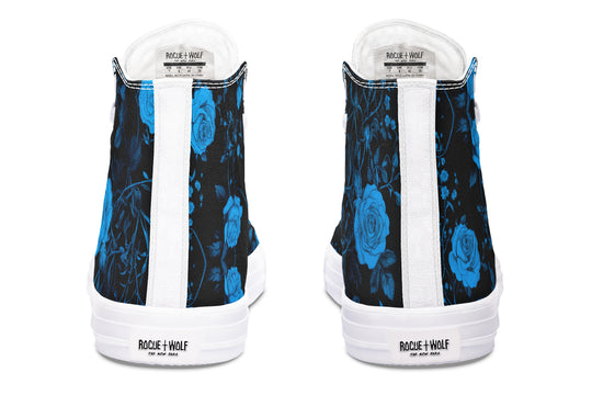 Midnight Rose Romance High Tops