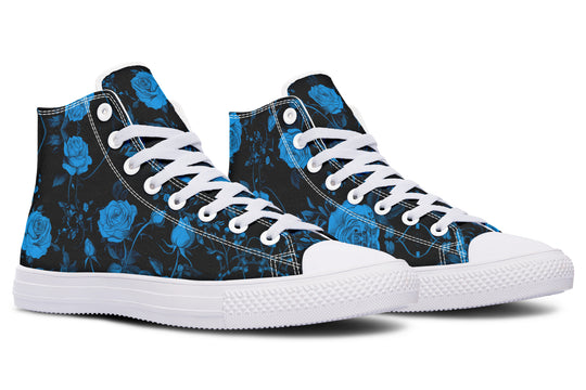 Midnight Rose Romance High Tops