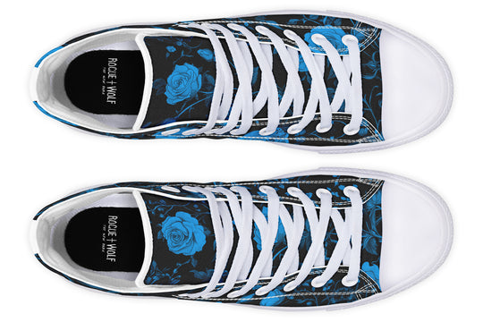 Midnight Rose Romance High Tops