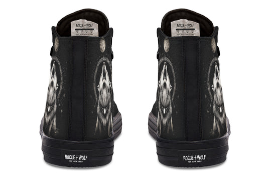 Moonbound Wolf High Tops