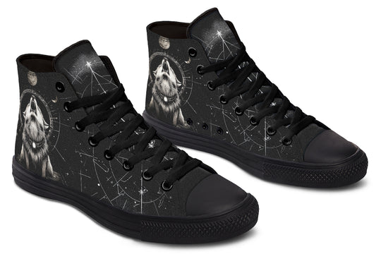 Moonbound Wolf High Tops