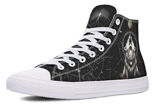 Moonbound Wolf High Tops