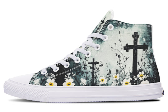 Mourning Petals High Tops