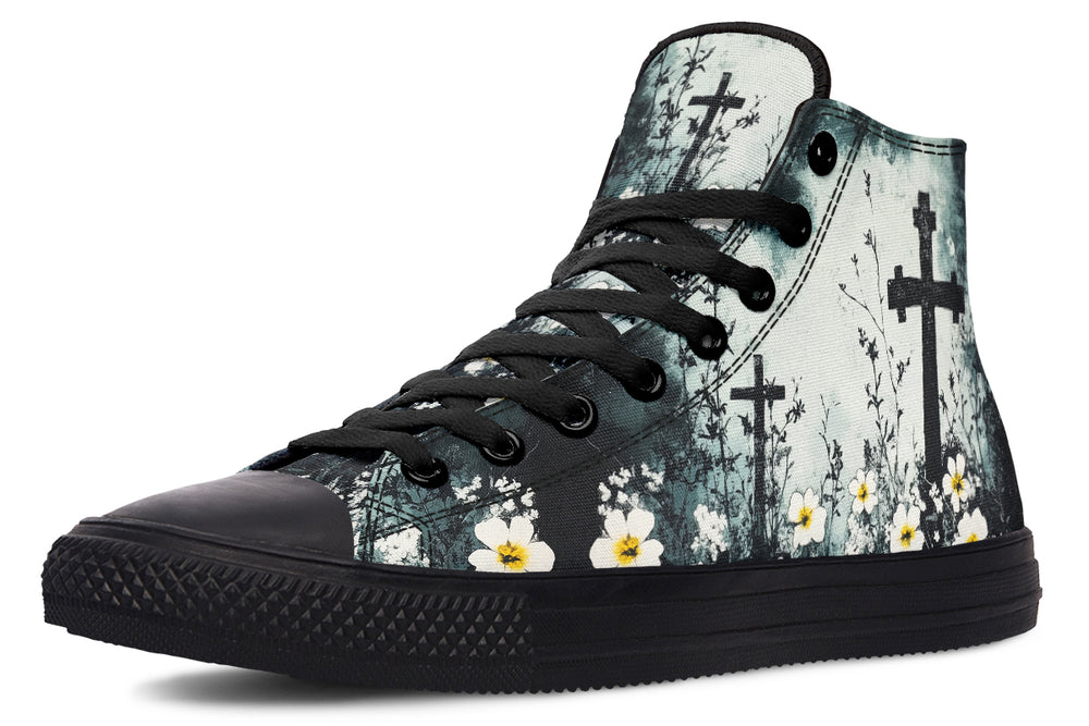 Mourning Petals High Tops
