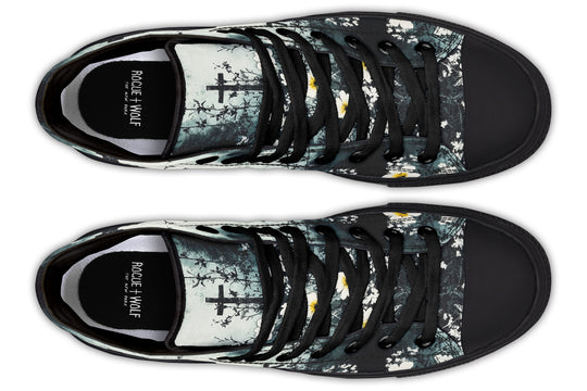 Mourning Petals High Tops
