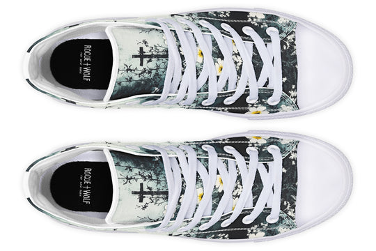 Mourning Petals High Tops
