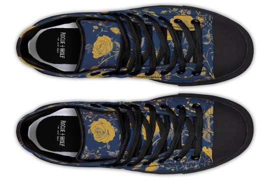 Royal Rose Romance High Tops