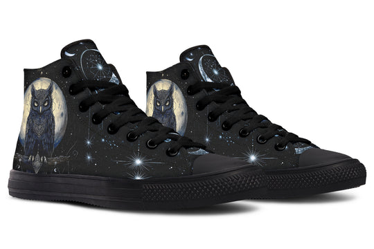 Sage Owl High Tops
