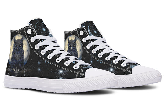 Sage Owl High Tops