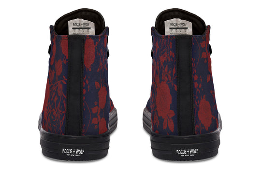Scarlet Rose Romance High Tops