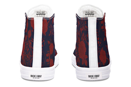 Scarlet Rose Romance High Tops