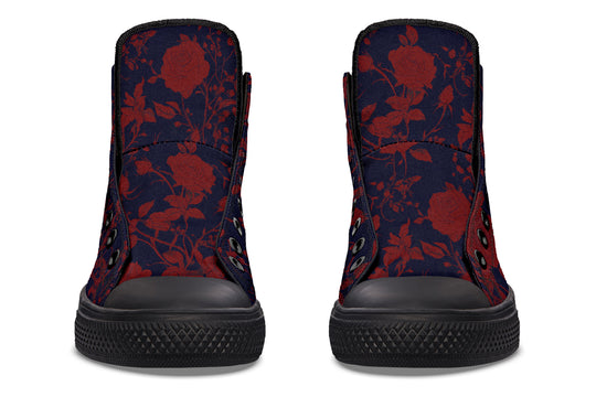 Scarlet Rose Romance High Tops