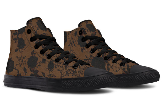 Sepia Rose Romance High Tops