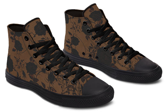 Sepia Rose Romance High Tops