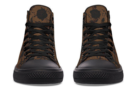 Sepia Rose Romance High Tops