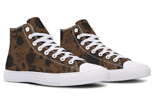 Sepia Rose Romance High Tops