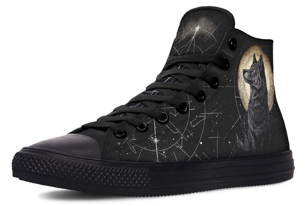 Starlit Wolf High Tops