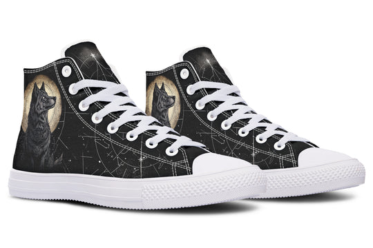 Starlit Wolf High Tops