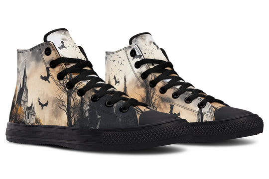 Vampire Mansion High Tops