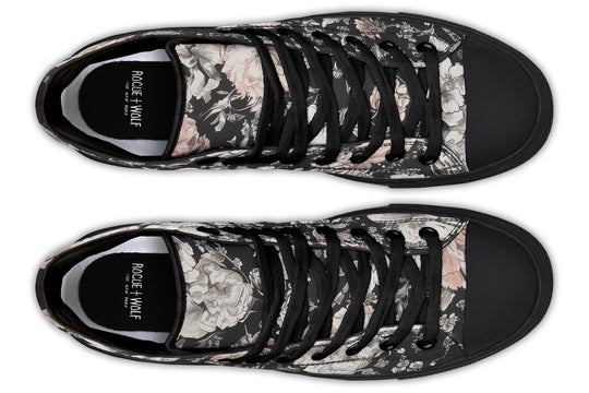 Vintage Peonies High Tops