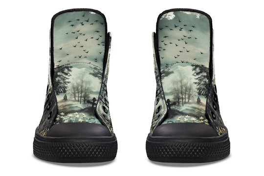 Whispers in the Fog High Tops