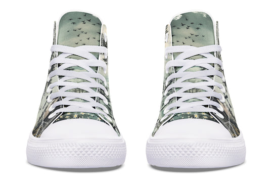 Whispers in the Fog High Tops