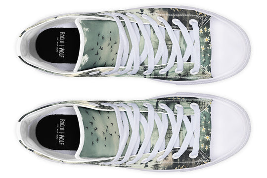Whispers in the Fog High Tops