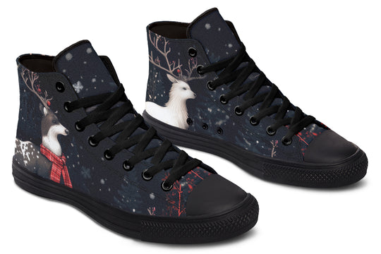 Yule Antlers High Tops